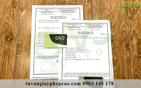 Health Certificate cho sản phẩm nước yến xuất khẩu - Hồ sơ, thủ tục theo quy định mới nhất 